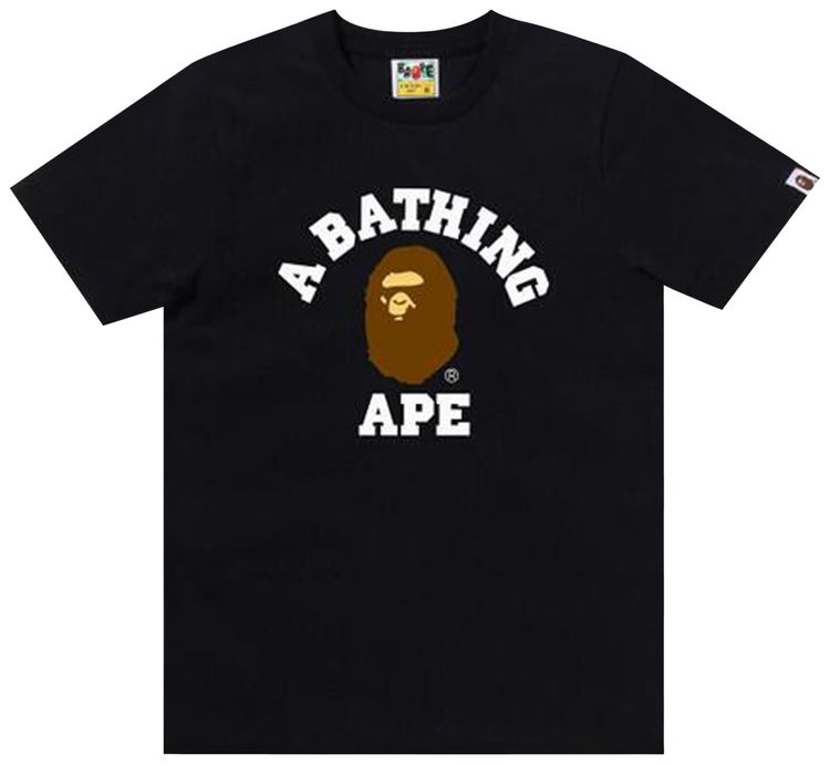 BAPE College Tee Black