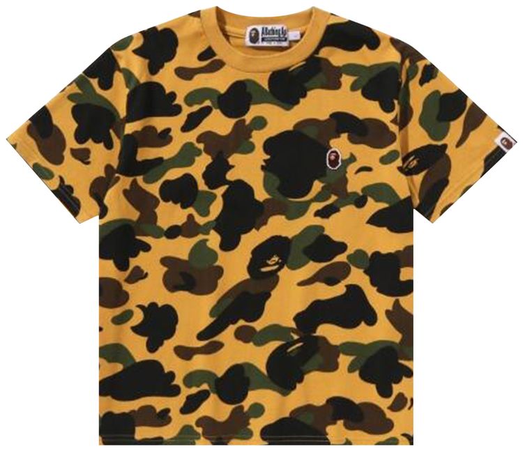BAPE 1st Camo One Point Mini Tee Yellow