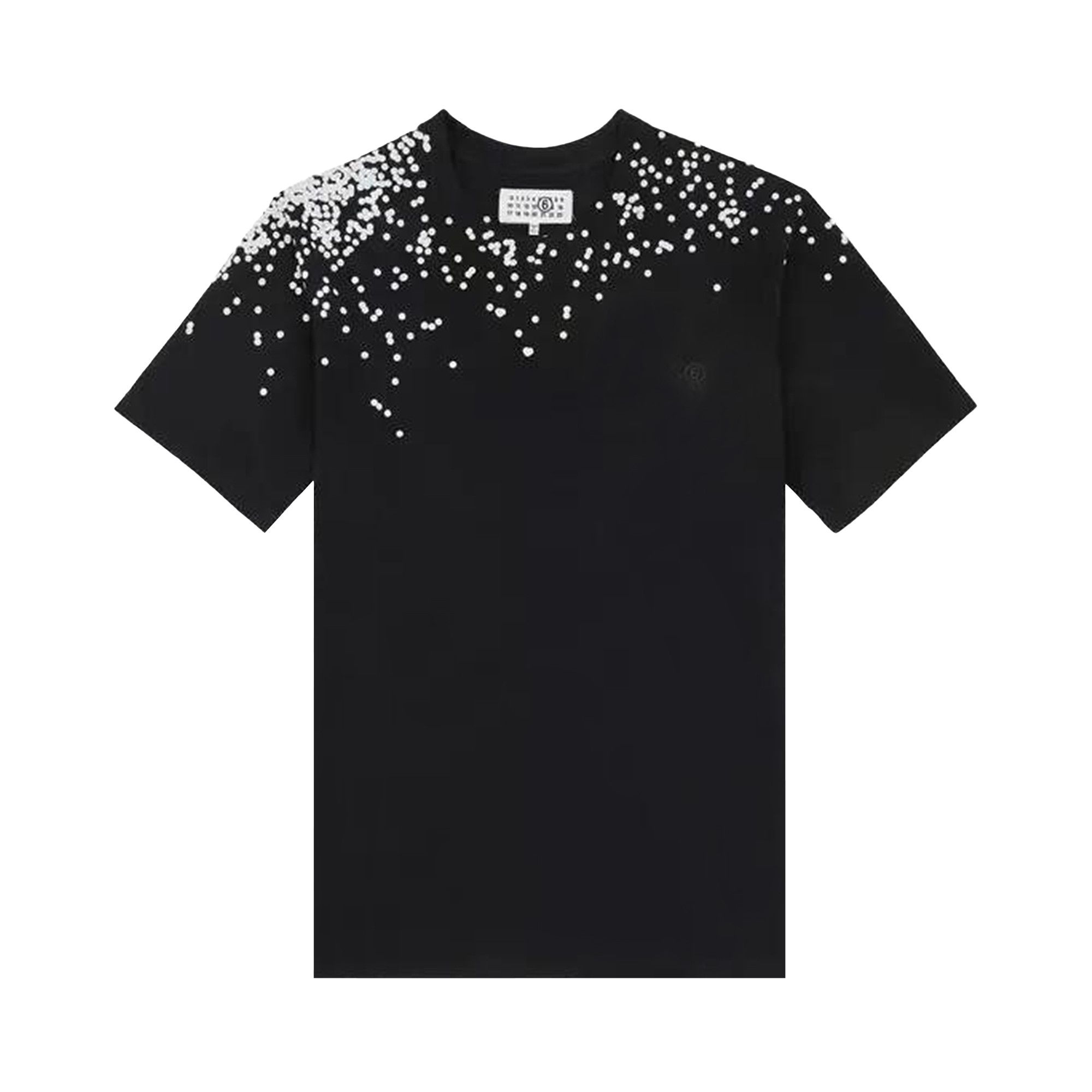 Buy MM6 Maison Margiela Jersey T-Shirt 'Black' - SH2GC0034 M20048