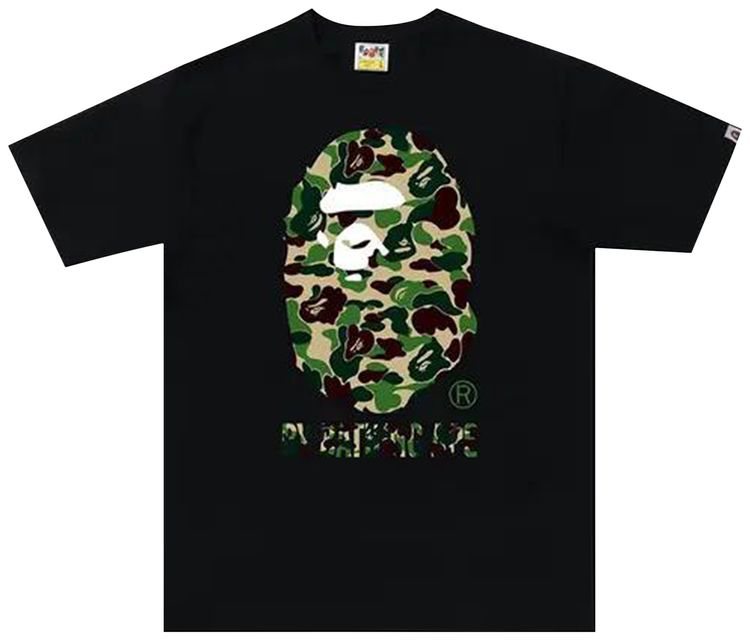 BAPE ABC Camo College Tee BlackGreen