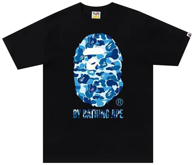 BAPE ABC Camo College Tee BlackBlue