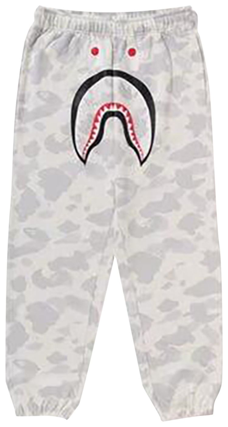 BAPE City Camo Shark Relaxed Fit Sweatpants White