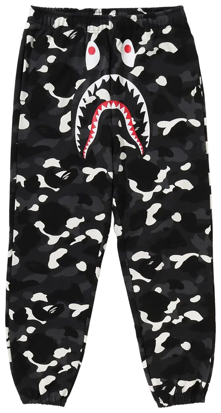 BAPE Shark Relaxed Fit Sweatpants Black