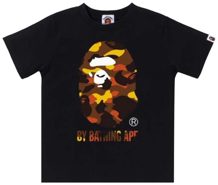 BAPE Kids 1st Camo By Bathing Ape Tee BlackYellow