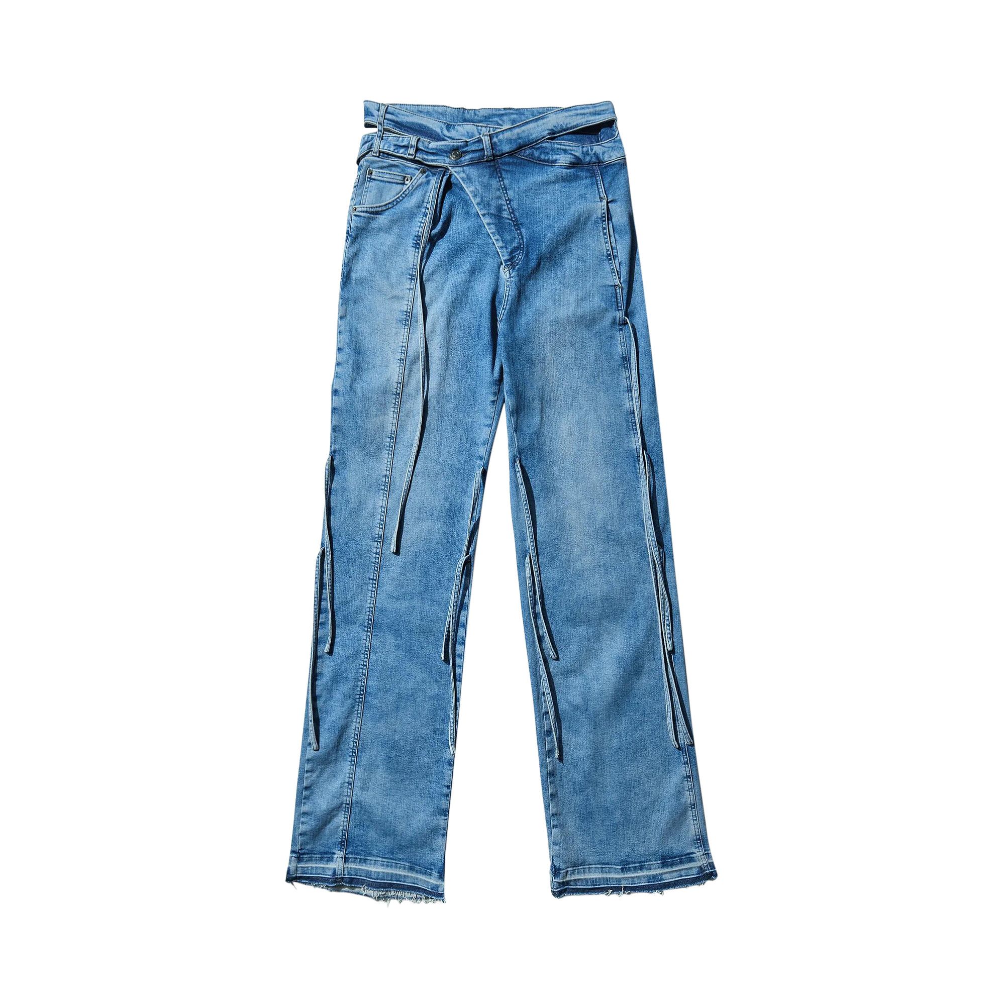 Buy Ottolinger Strappy Signature Wrap Jeans 'Blue' - 11720261703