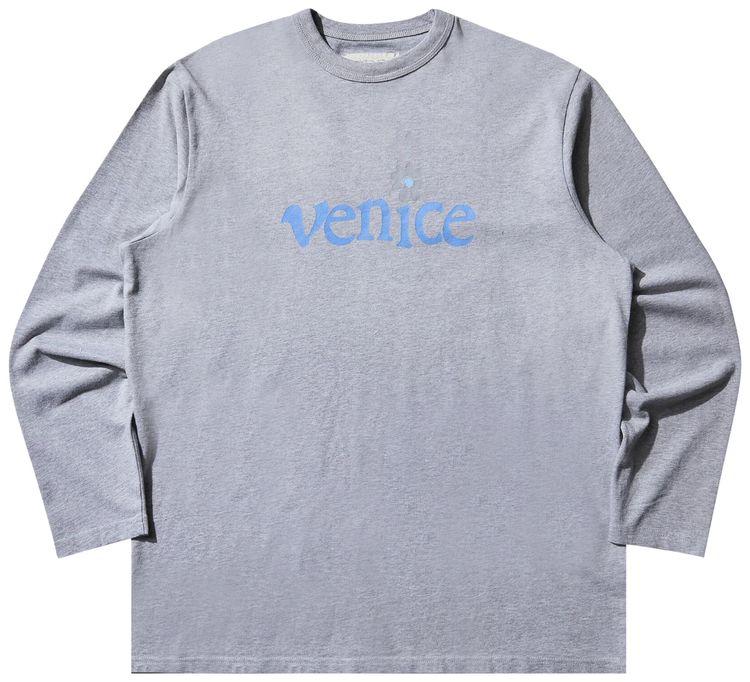 ERL Venice Long Sleeve T Shirt Grey