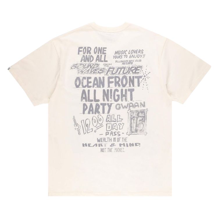 Billionaire Boys Club Partay T Shirt Winter White