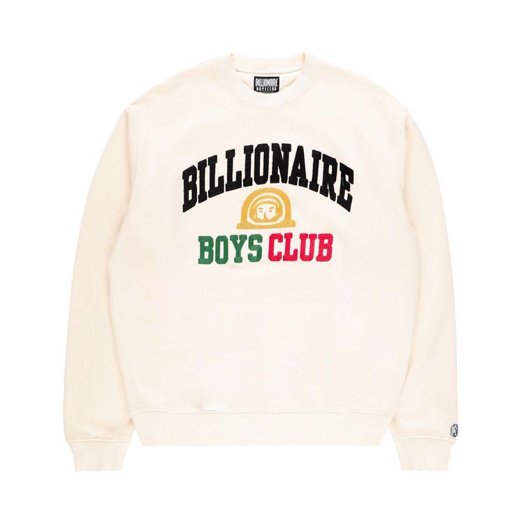 Billionaire Boys Club Collegiate Crewneck Winter White