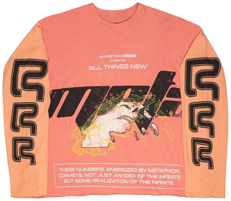 RIVINGTON roi Rebis All Things New Enemy Long Sleeve Tee Meta Red