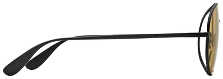 Bottega Veneta Classic Aviator Sunglasses BlackYellow