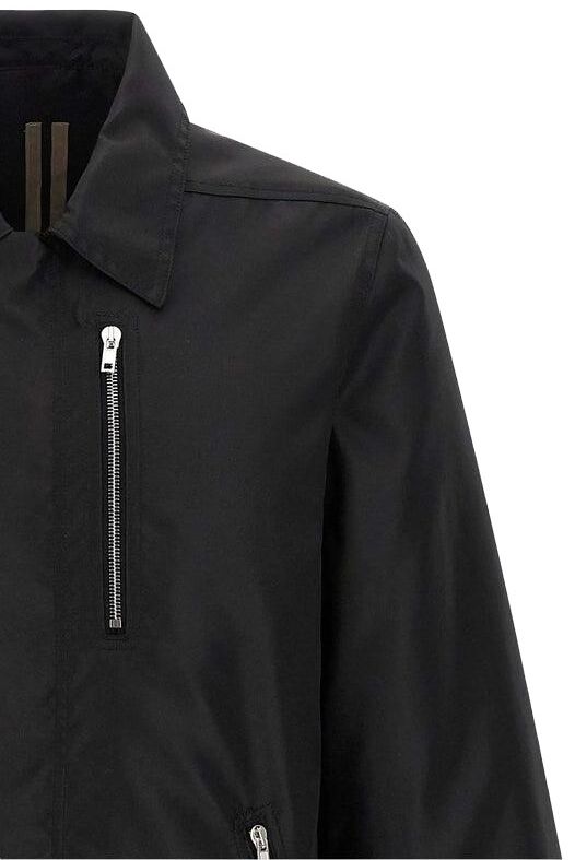 Rick Owens DRKSHDW Concealed Zipfront Jacket Black