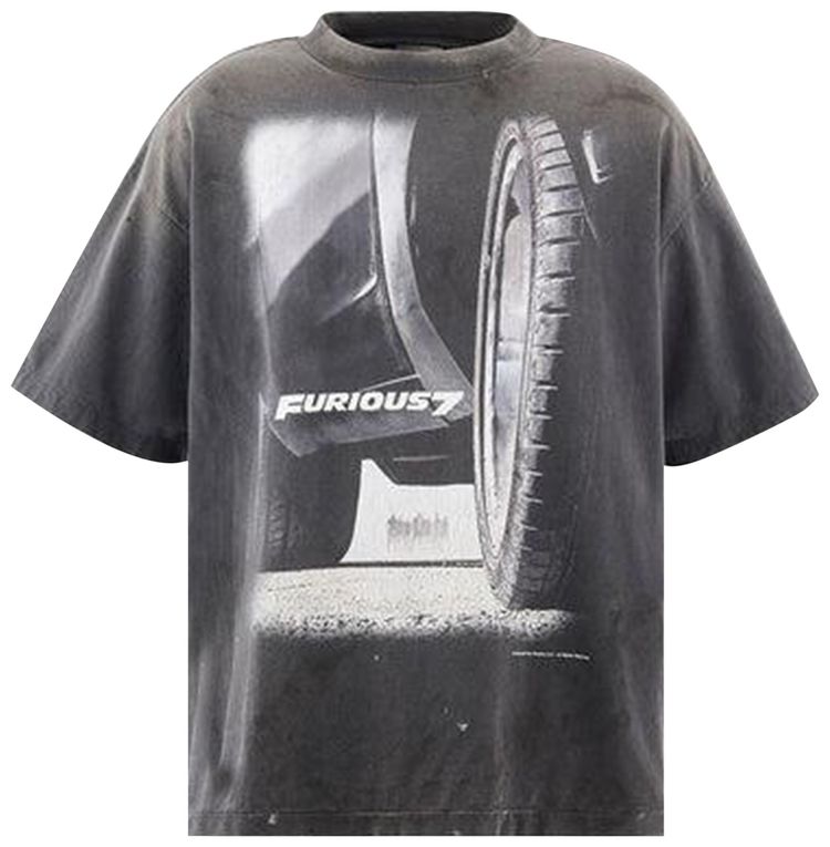 SAINT Mxxxxxx Furious 7 Short Sleeve Tee Black