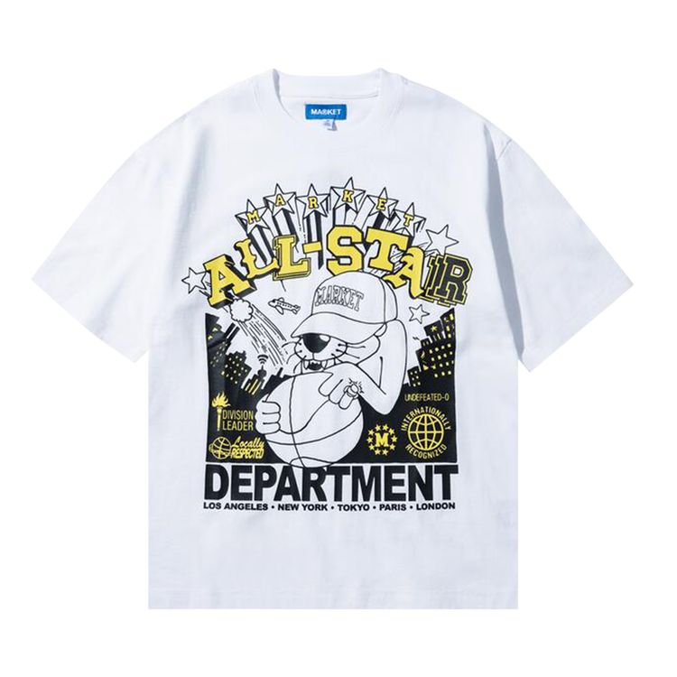 Market Locally Respected T Shirt White