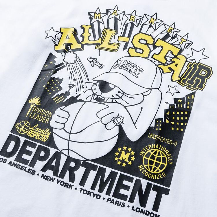 Market Locally Respected T Shirt White