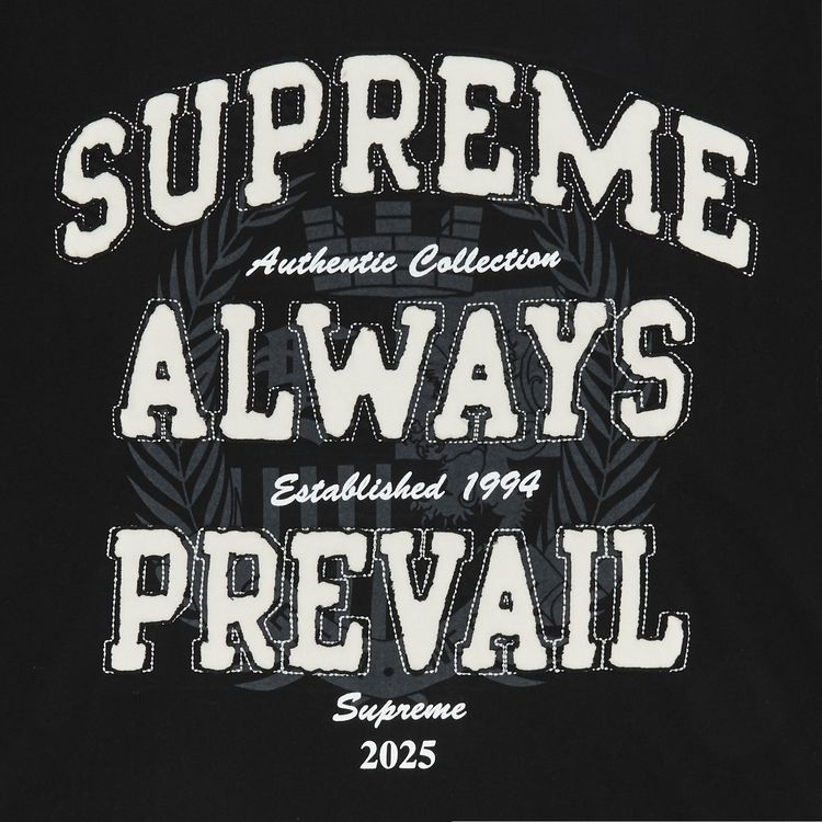 Supreme Always Prevail Short Sleeve Top Black