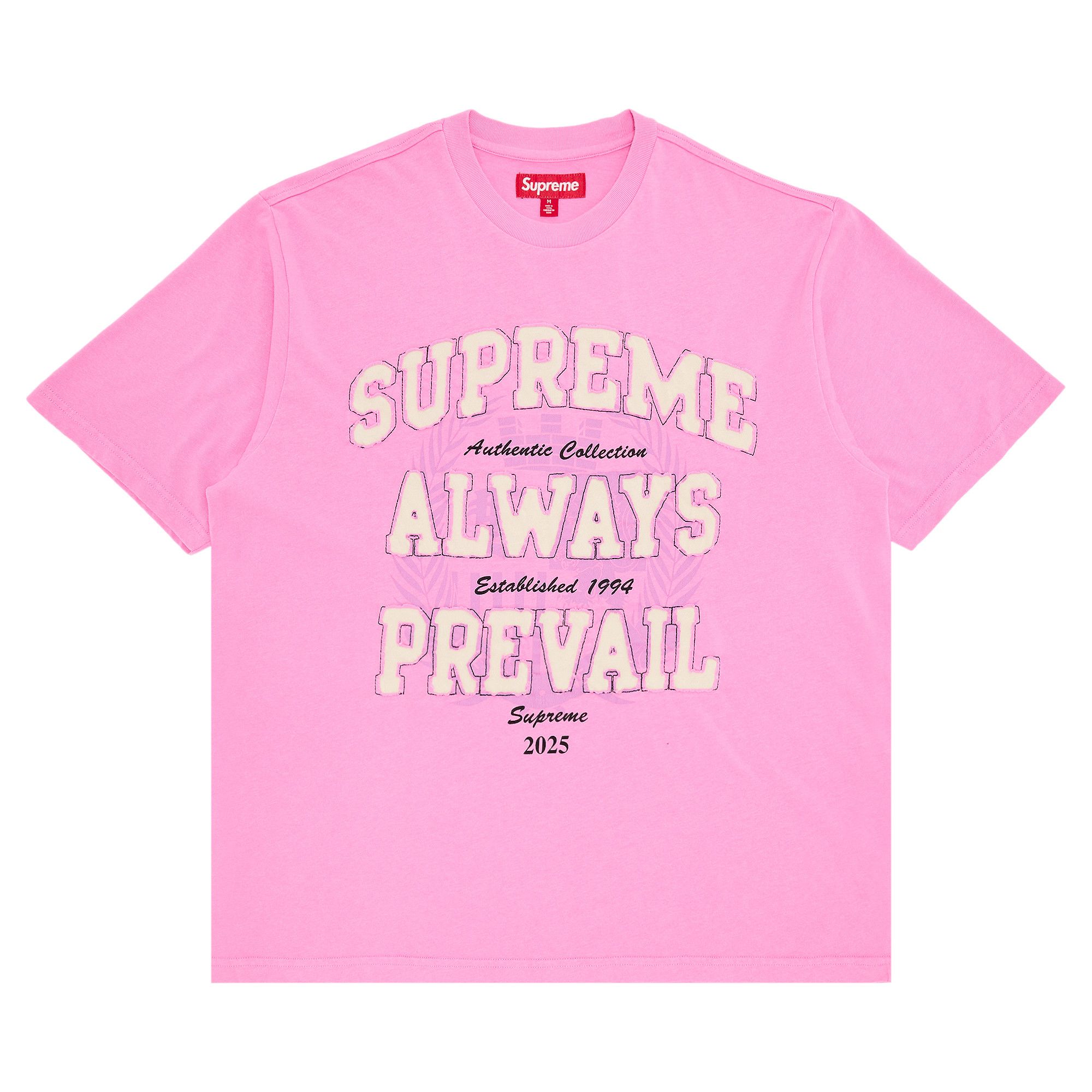 Buy Supreme Always Prevail Short-Sleeve Top 'Pink' - FW25KN48 PINK