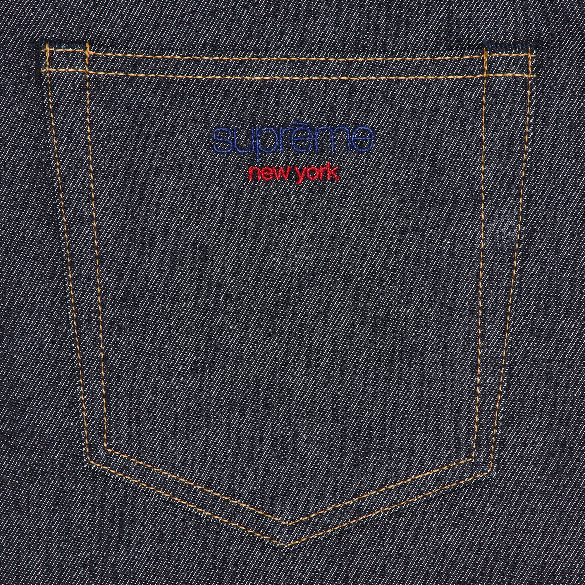 Buy Supreme Baggy Selvedge Jean 'Rigid Indigo' - FW25P26 RIGID