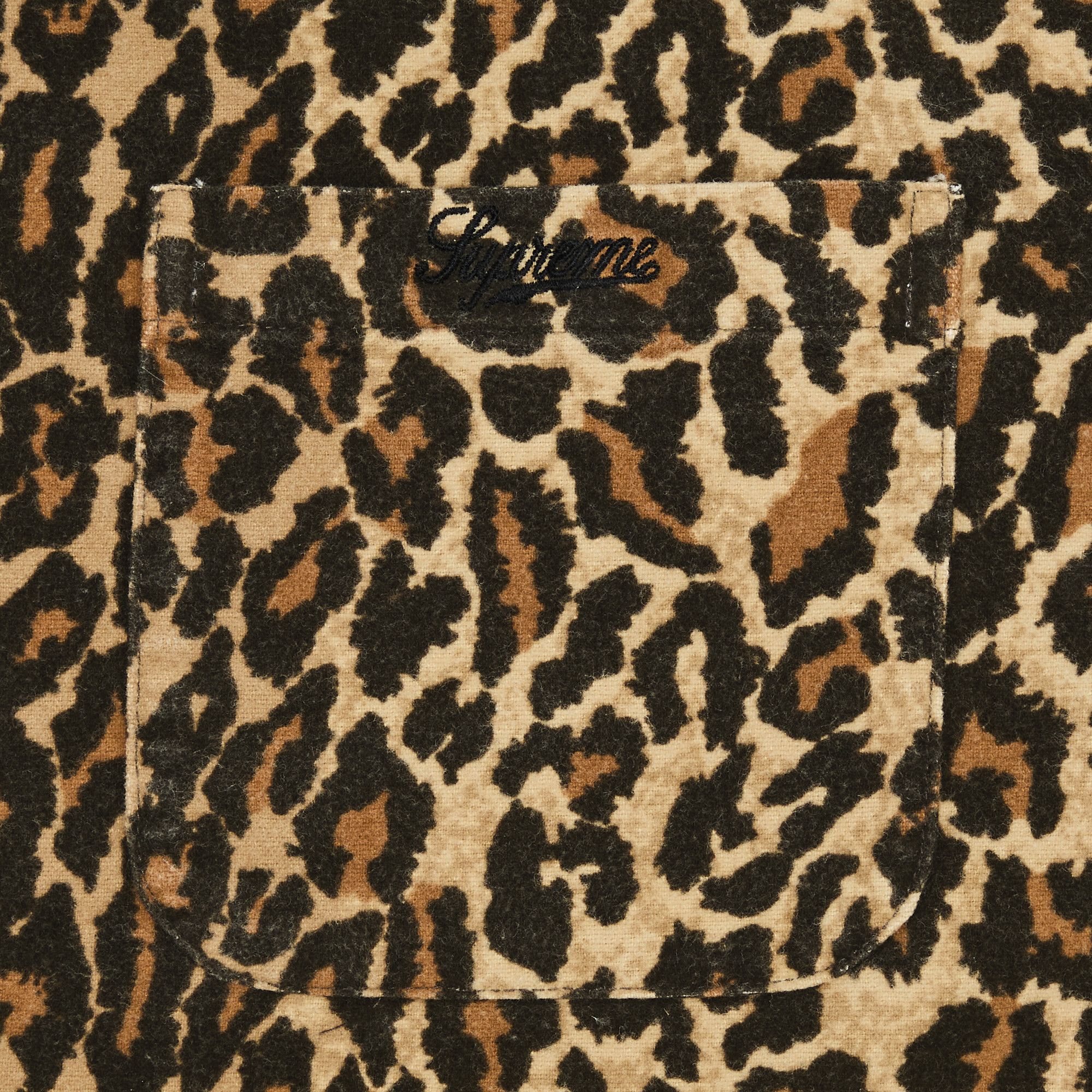Buy Supreme Flannel Pajama Shirt 'Leopard' - FW25S11 LEOPARD | GOAT CA