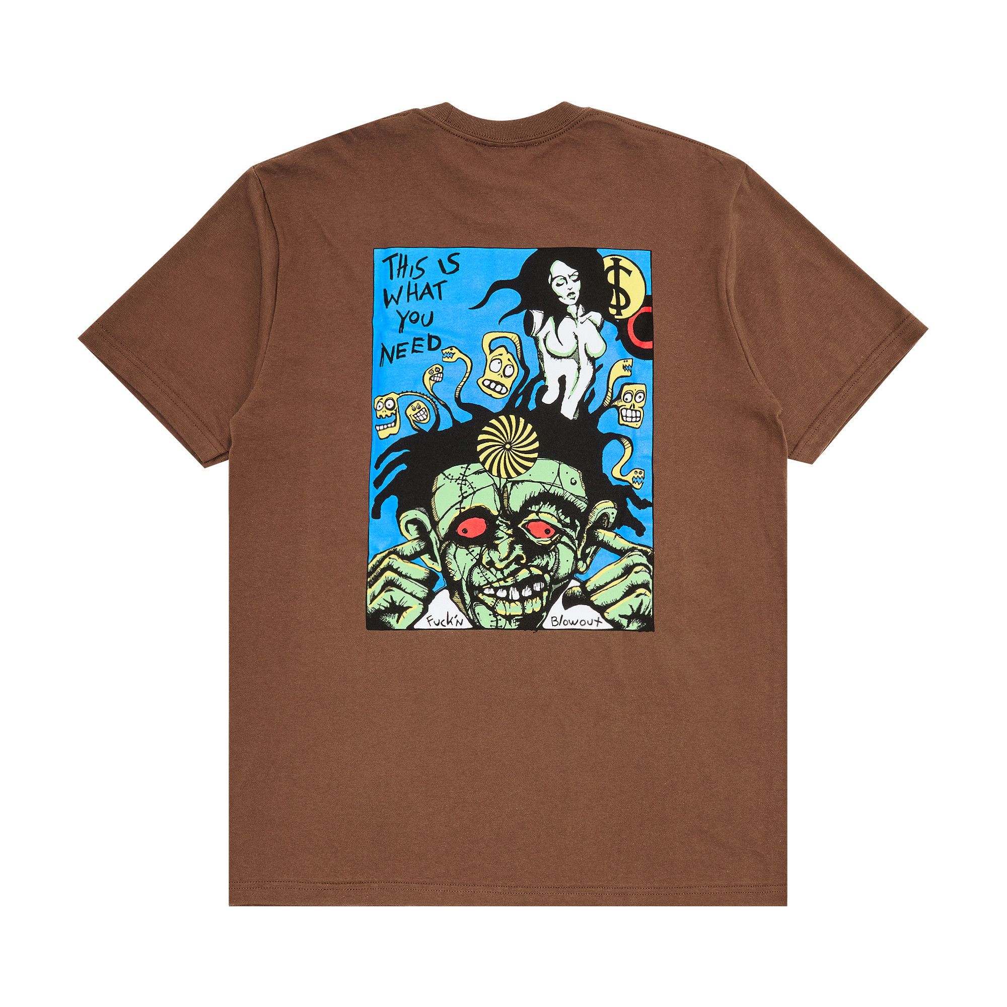 新品　新発売人気のブラウンSupreme Fuckin Blowout Tee Buy Supreme Fuckin Blowout Tee 'Brown' - FW25T36 BROWN | GOAT