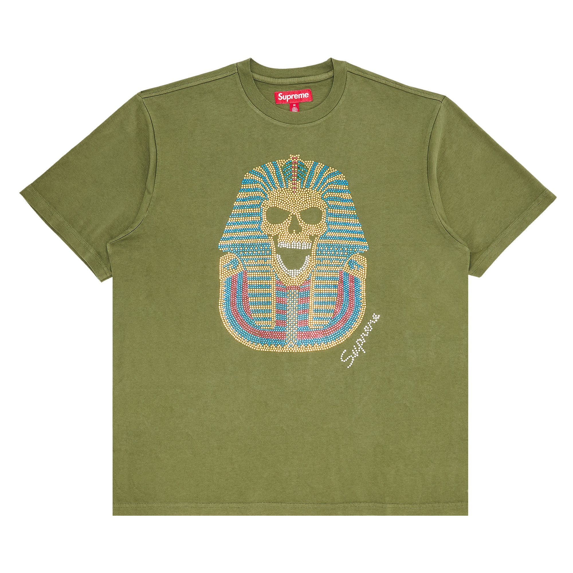 あ*ろ様 supreme King Tut S/S Top OLIVE M Buy Supreme King Tut Short-Sleeve Top 'Olive' - FW25KN42 OLIVE | GOAT