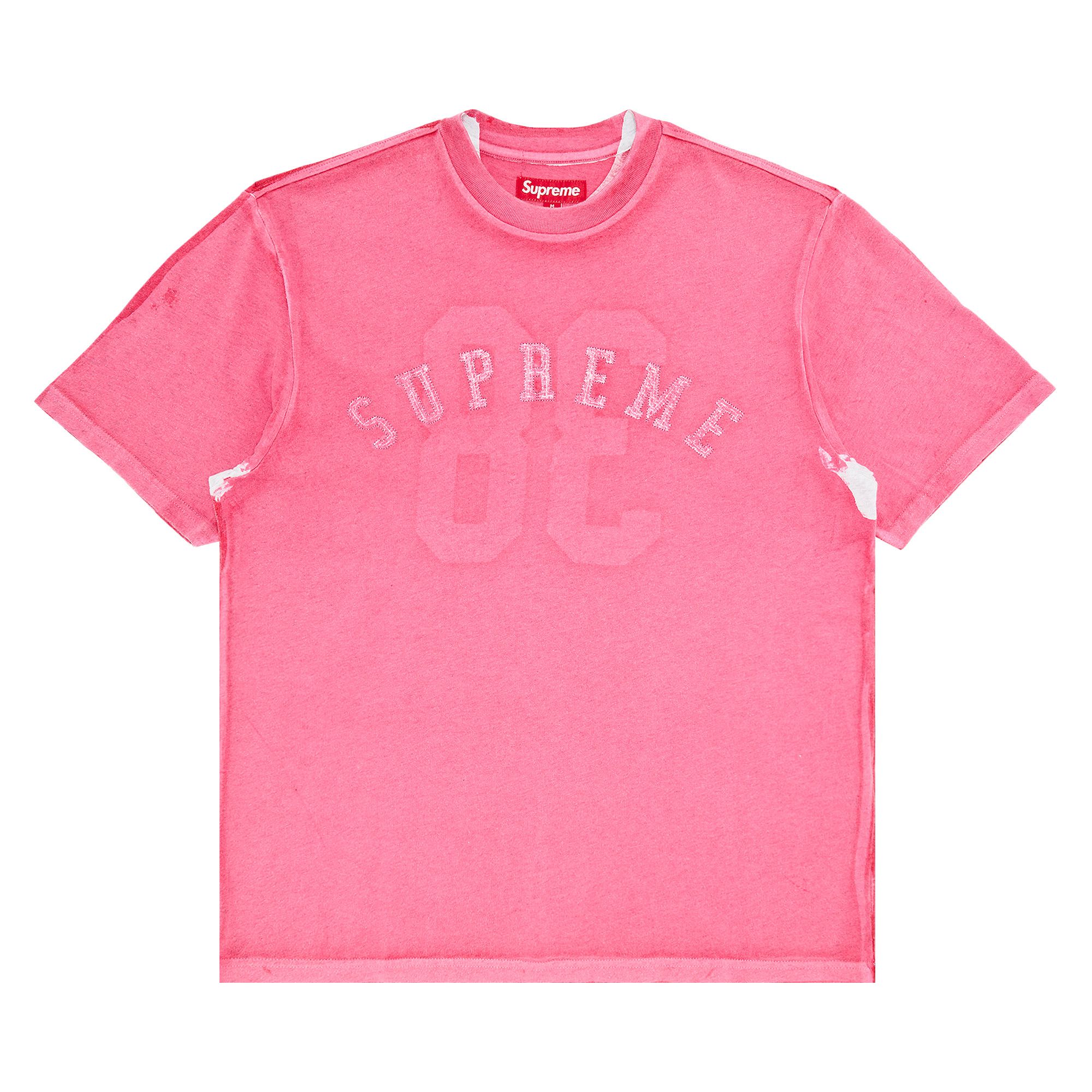 Buy Supreme Overprint Short-Sleeve Top 'Magenta' - FW25KN14