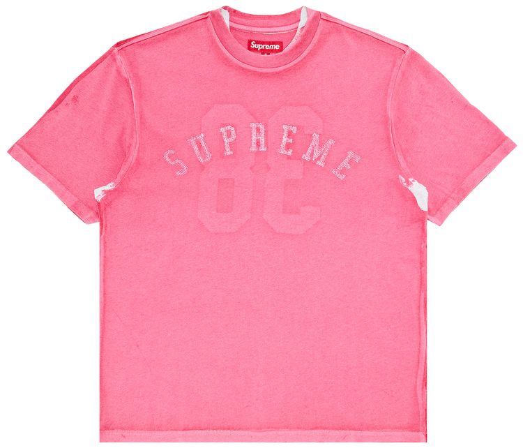 Supreme Overprint Short Sleeve Top Magenta