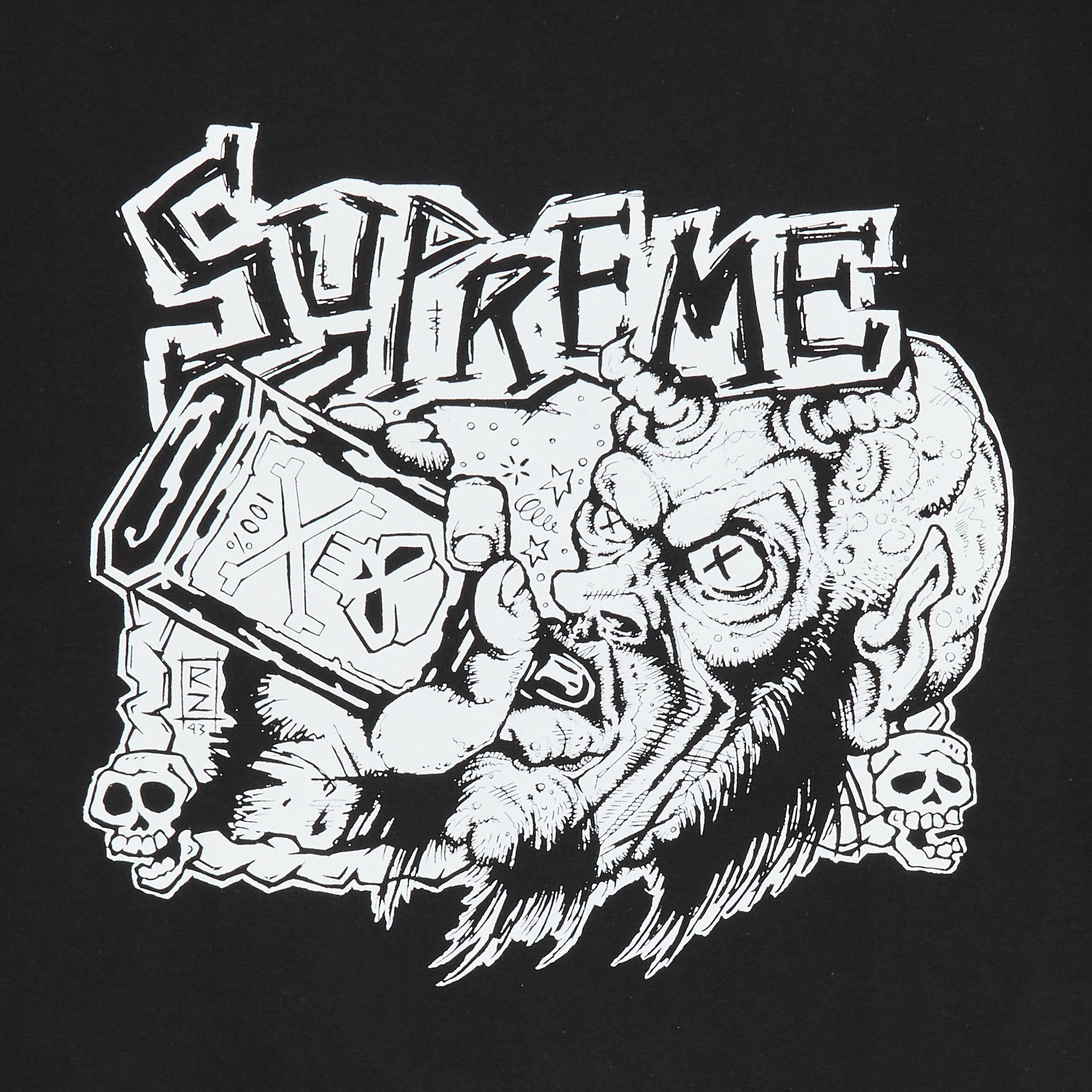 Buy Supreme Fuckin Blowout Tee 'Black' - FW25T36 BLACK | GOAT