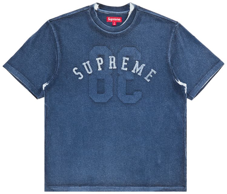 Supreme Overprint Short Sleeve Top Navy