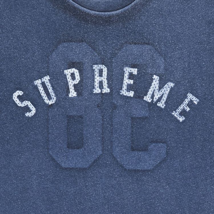 Supreme Overprint Short Sleeve Top Navy