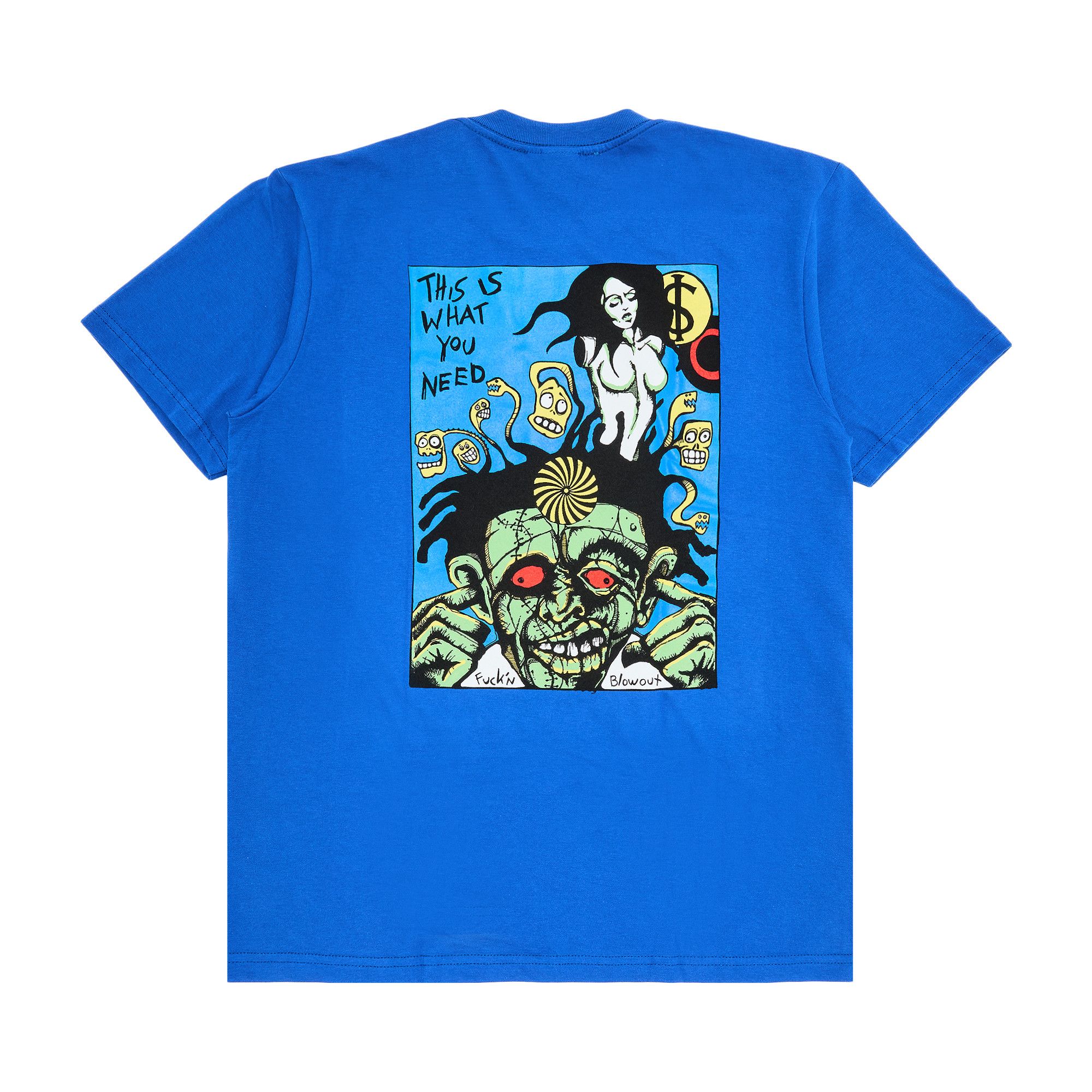 Buy Supreme Fuckin Blowout Tee 'Royal' - FW25T36 ROYAL | GOAT