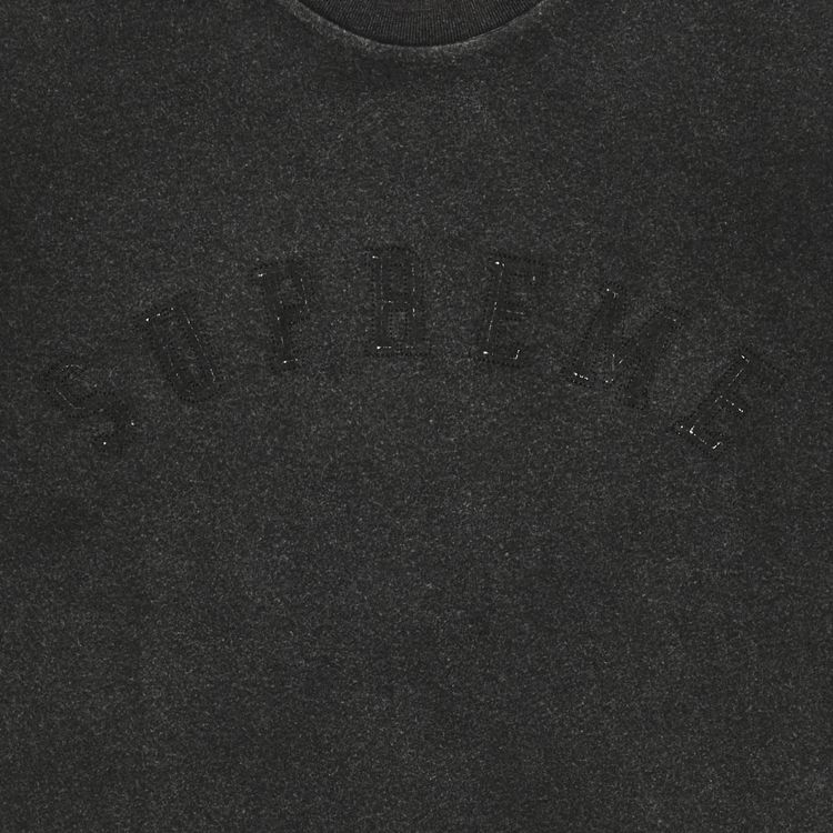 Supreme Overprint Short Sleeve Top Black