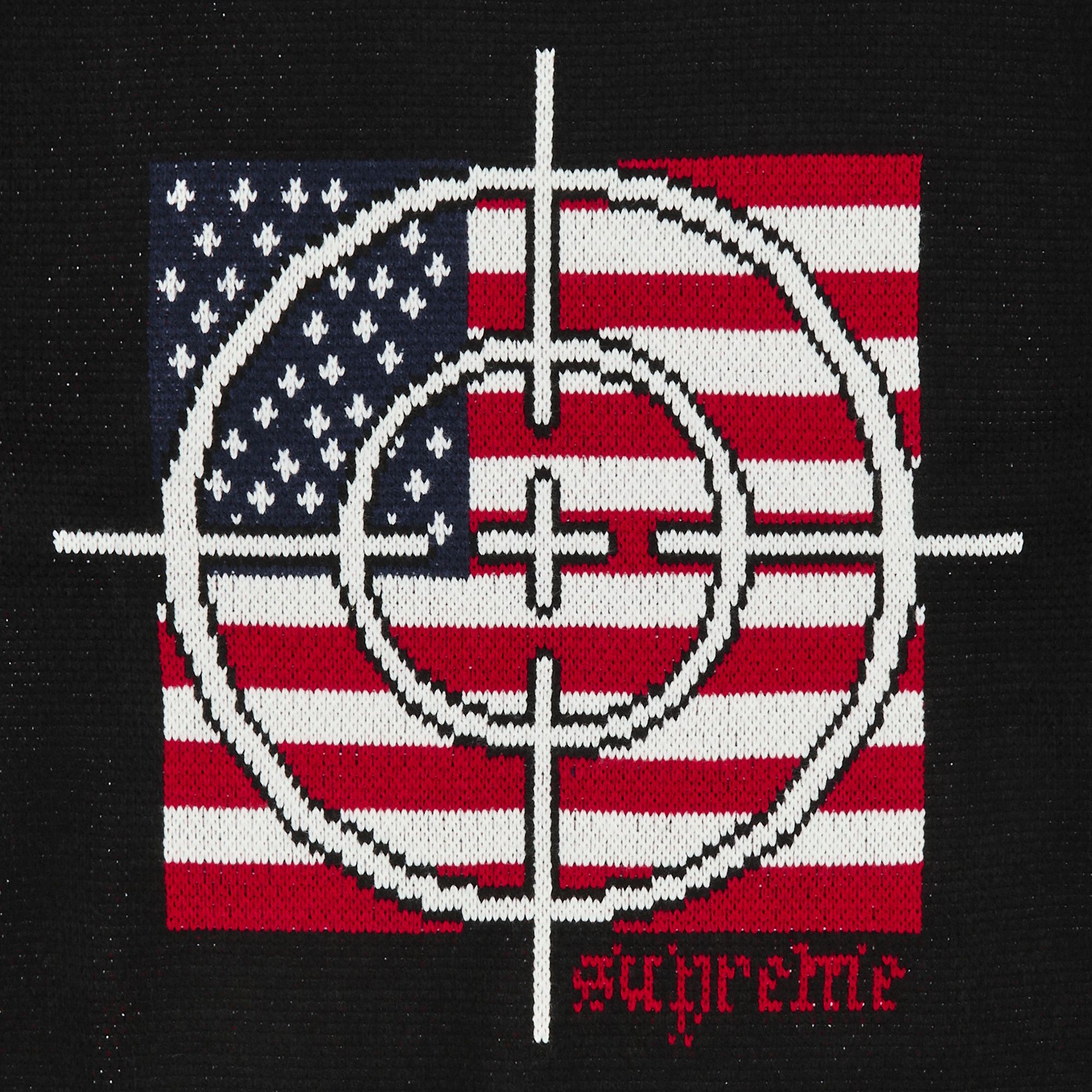 黄*昏様 supreme target sweater black 黒 Buy Supreme Target Sweater 'Black' - FW25SK38 BLACK | GOAT