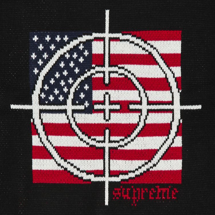 Supreme Target Sweater Black