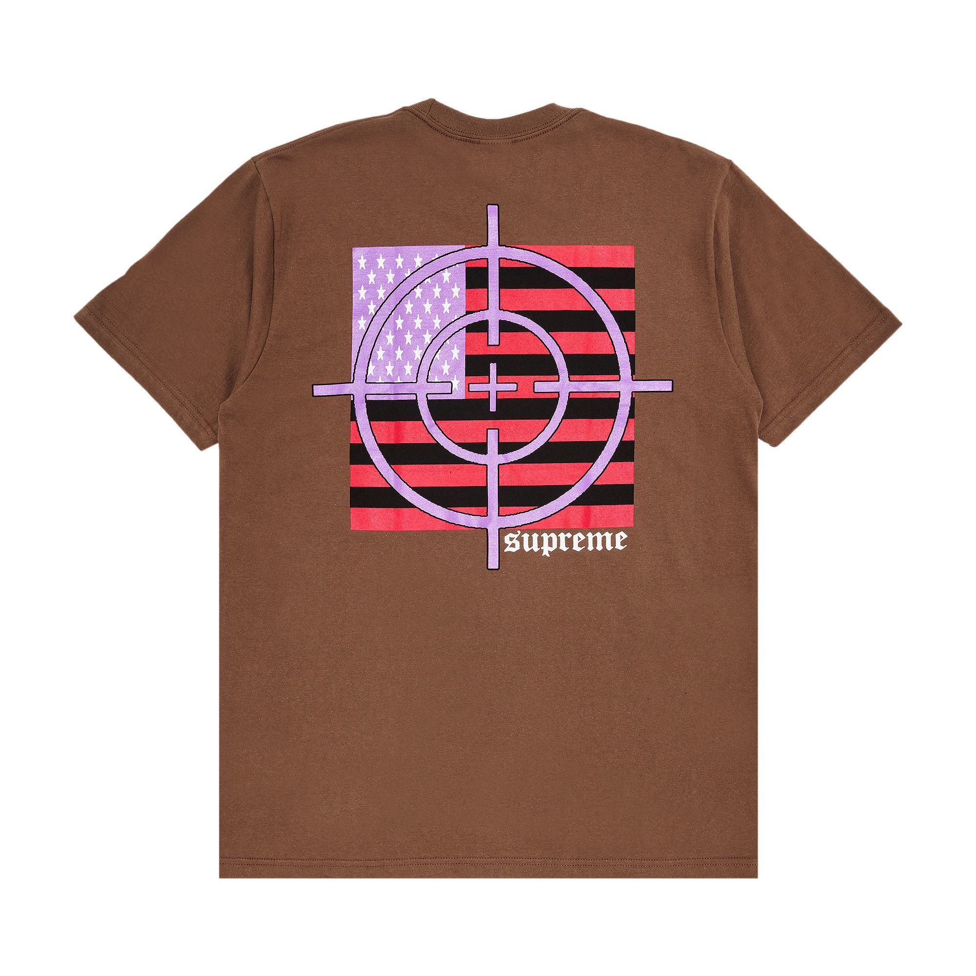 Buy Supreme Target Tee 'Brown' - FW25T27 BROWN | GOAT