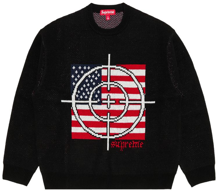 Supreme Target Sweater Black