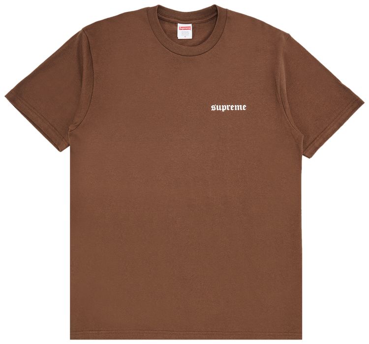 Supreme Target Tee Brown