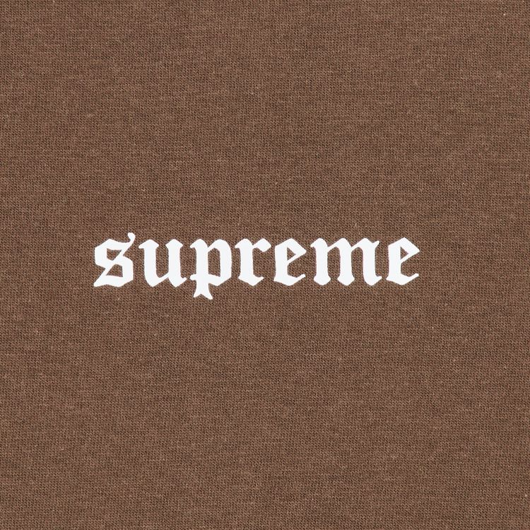Supreme Target Tee Brown