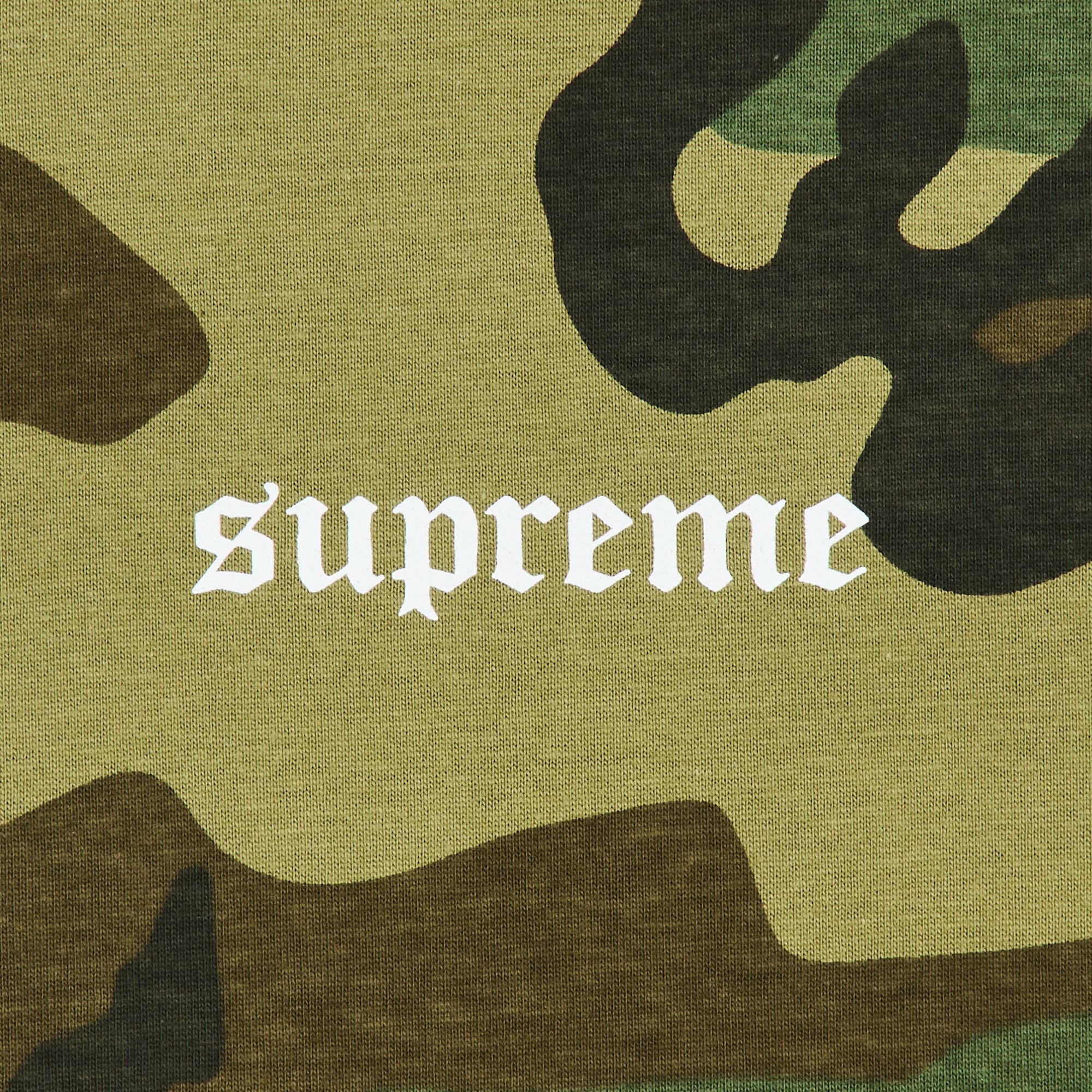 Buy Supreme Target Tee 'Woodland Camo' - FW25T27 WOODLAND CAMO | GOAT
