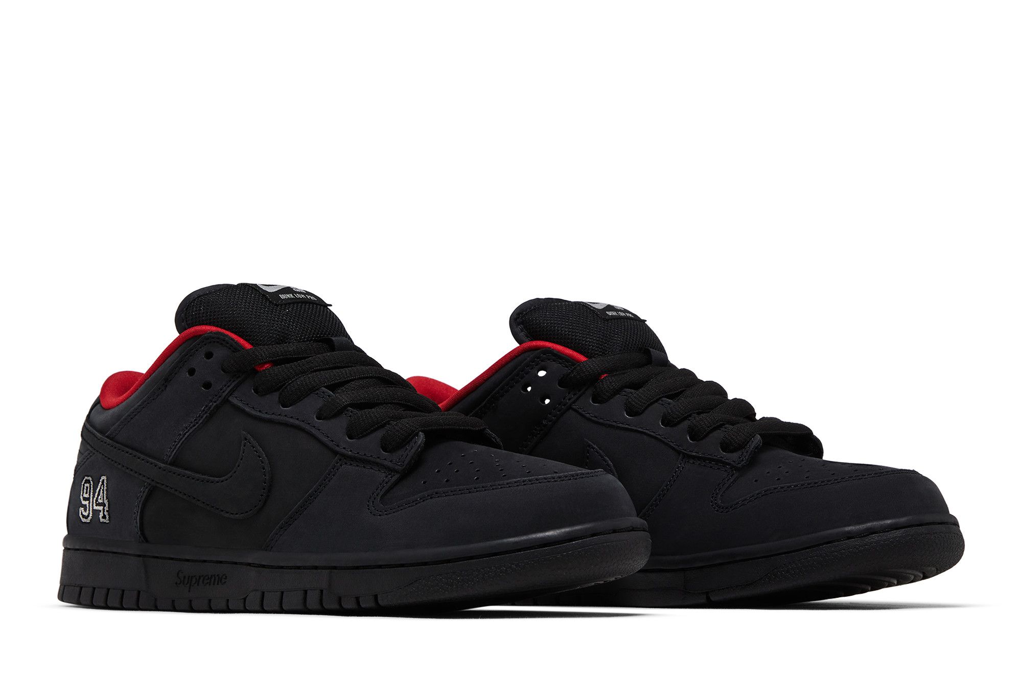 Buy Supreme x Nike Dunk Low SB 'Black' - HQ8487 001 | GOAT