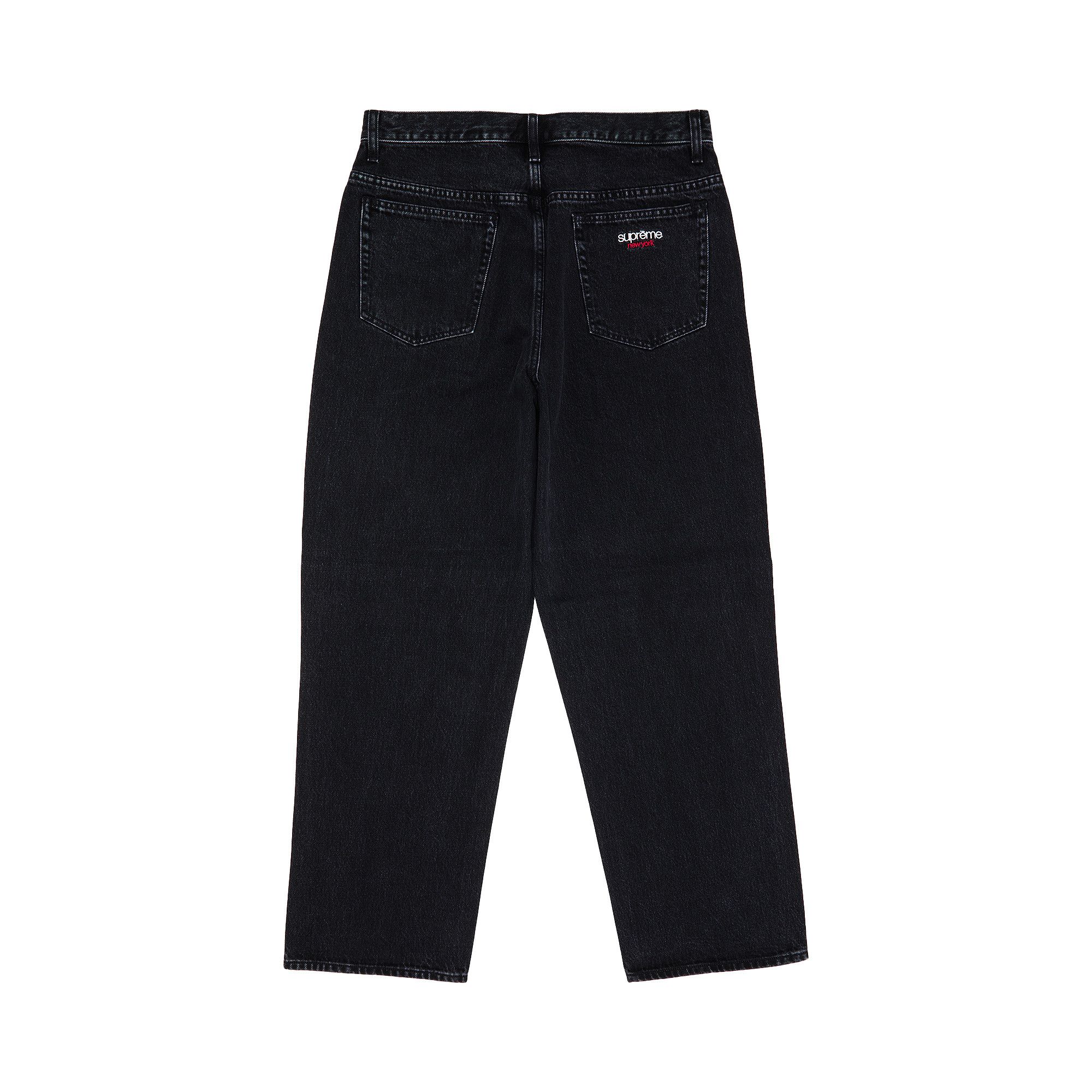 Supreme Baggy Jean (25FW) Black 30インチ s-l1200.jpg