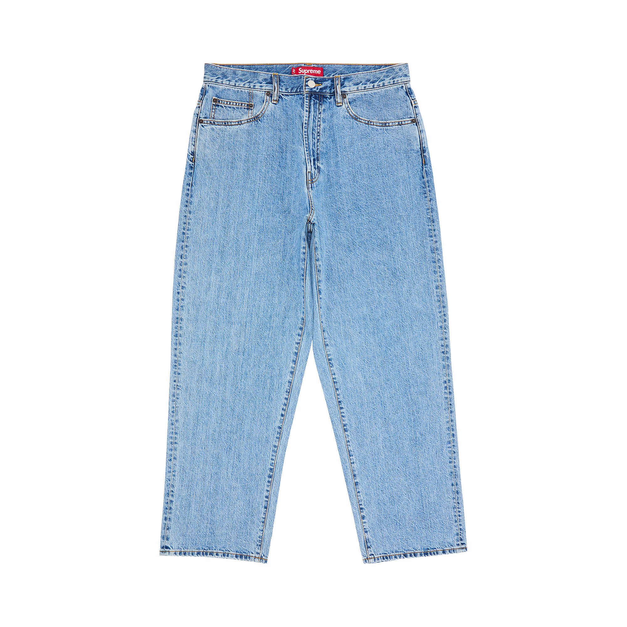 Buy Supreme Baggy Jean 'Washed Indigo' - FW25P27 WASHED INDIGO | GOAT