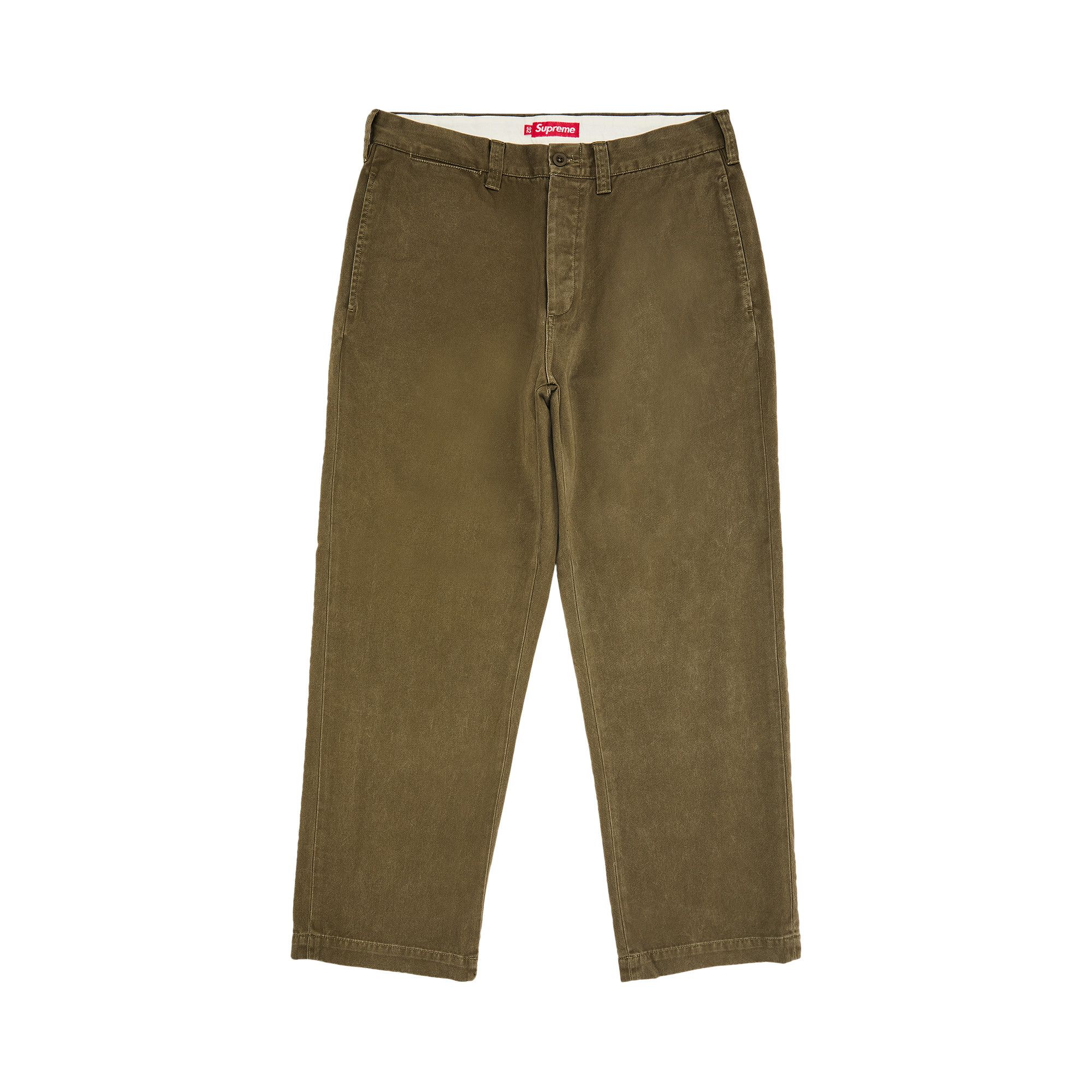 Buy Supreme Chino Pant 'Olive' - FW25P22 OLIVE | GOAT