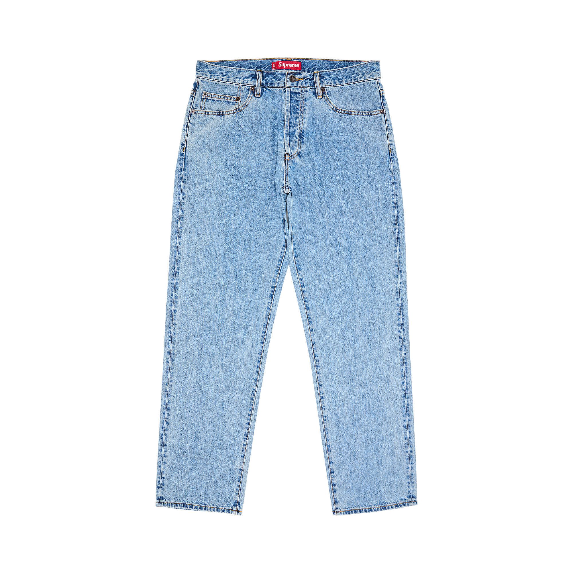 Buy Supreme Regular Jean 'Washed Indigo' - FW25P21 WASHED INDIGO