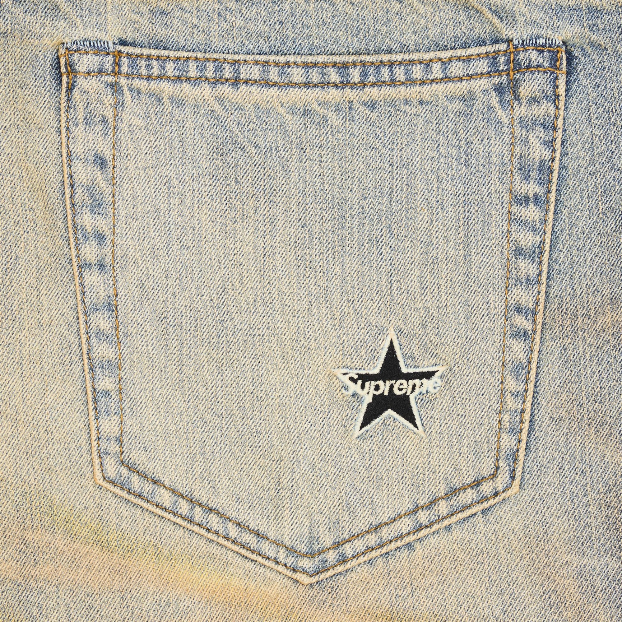 Buy Supreme Regular Jean 'Dirty Indigo' - FW25P21 DIRTY