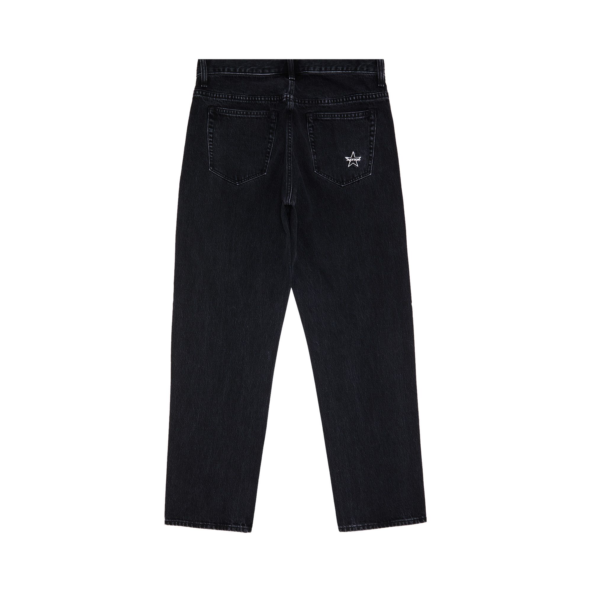 Buy Supreme Regular Jean 'Black' - FW25P21 BLACK | GOAT