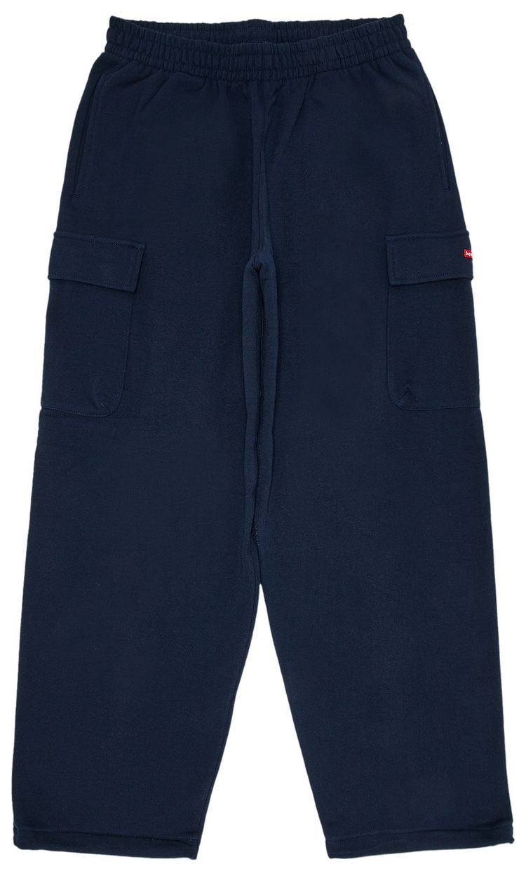 Supreme Small Box Cargo Sweatpant Navy