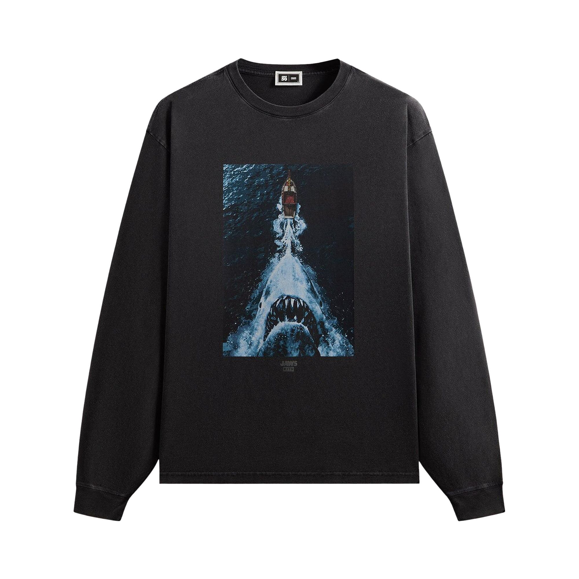 トップス Kith for JAWS Boat Poster Vintage Tee L Kith for JAWS Boat Poster Vintage Tee - Black