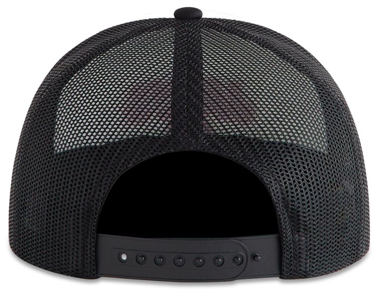 Kith For Jaws Ripple Poly Foam Nolan Trucker Hat Black