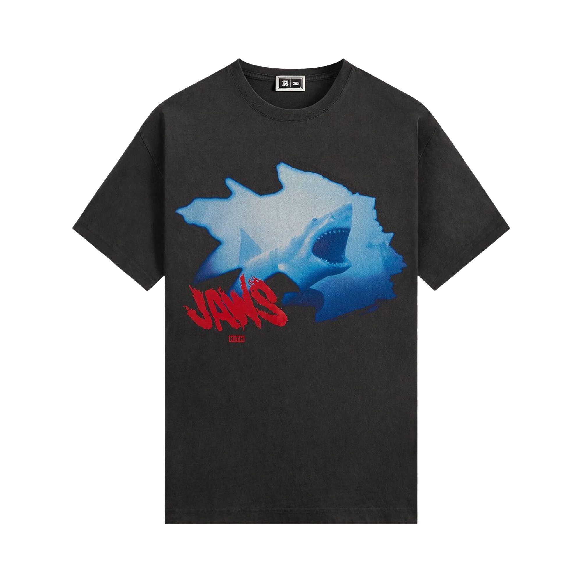 【ボムギュ着用】Kith for JAWS Vintage Tee Buy Kith For Jaws Shipwreck Vintage Tee 'Black' - KHM034220 001 | GOAT