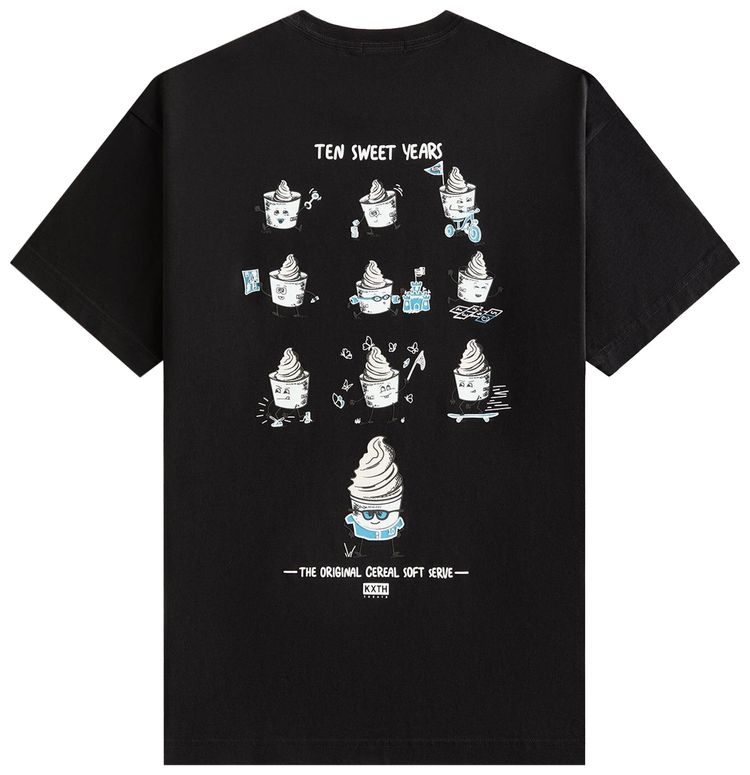 Kith Treats 10 Years Tee Black